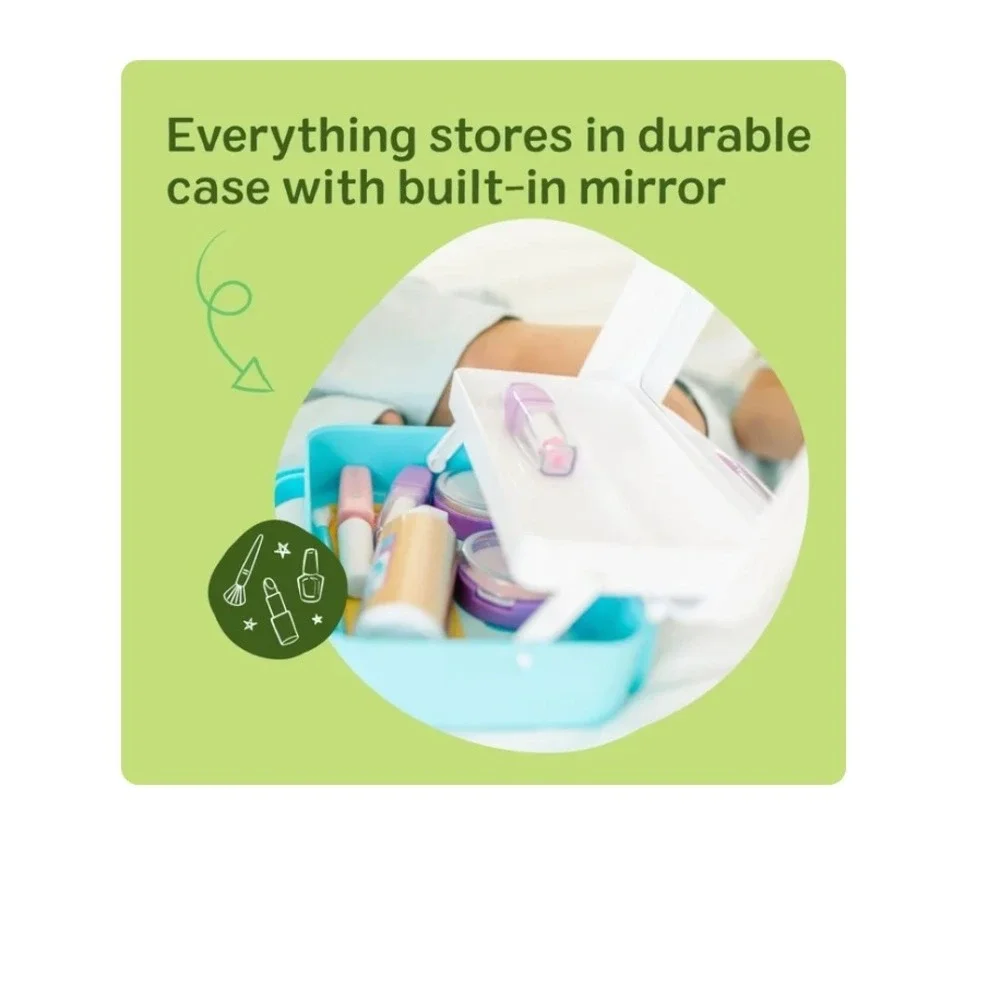 Melissa & Doug LOVE YOUR LOOK - Makeup Kit Play Set S023 Mess Free Kit NIB NWT‎